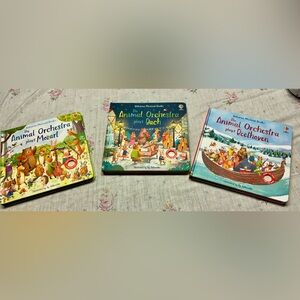 Usborne Musical Books: The Animal Orchestra Plays Bach, Mozart, and Beethoven